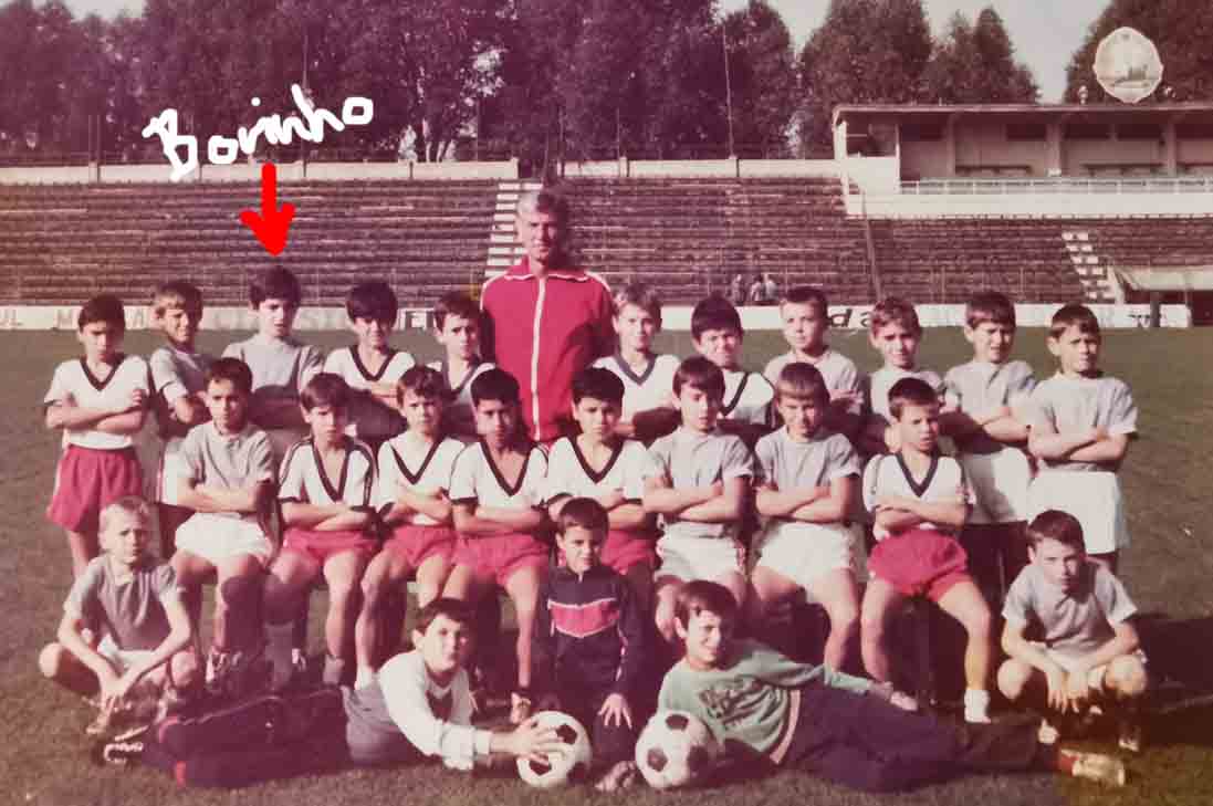 Borinho at FC Bihor at the age of 6